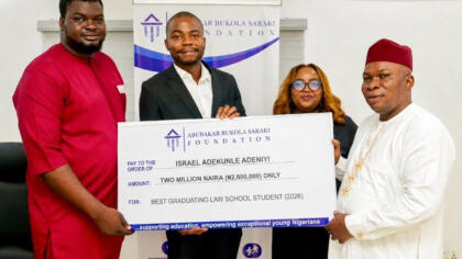 2026 Nigerian Law School Awards: Full List of Best Graduating Students and Prize Winners