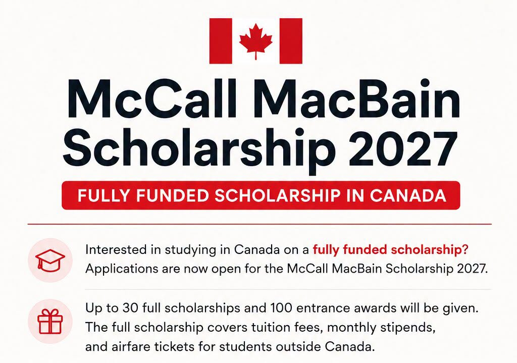McCall MacBain Scholarship 2027: Eligibility, Deadline, How to Apply 1 McCall MacBain Scholarship 2027: Eligibility, Deadline, How to Apply